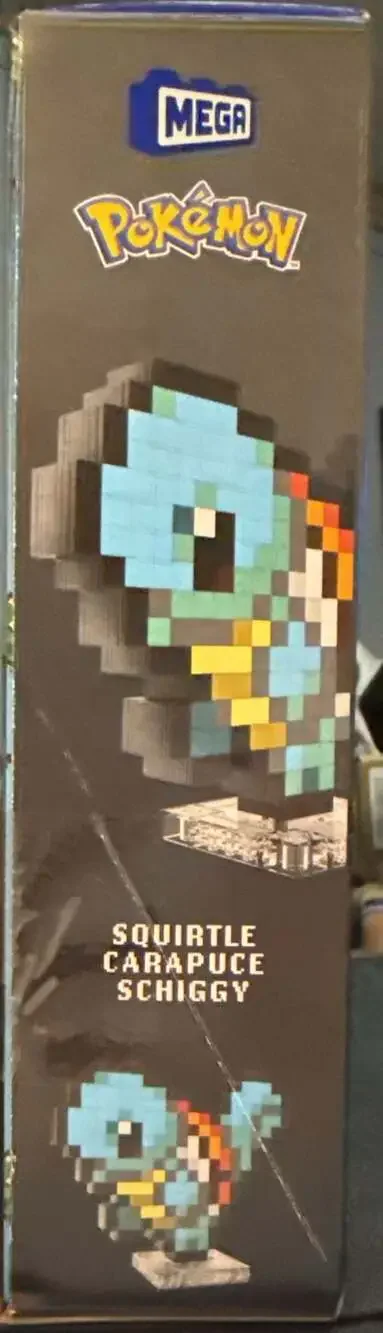MEGA Pokemon Squirtle Pixel Art Building Set 367 Pieces HTH77